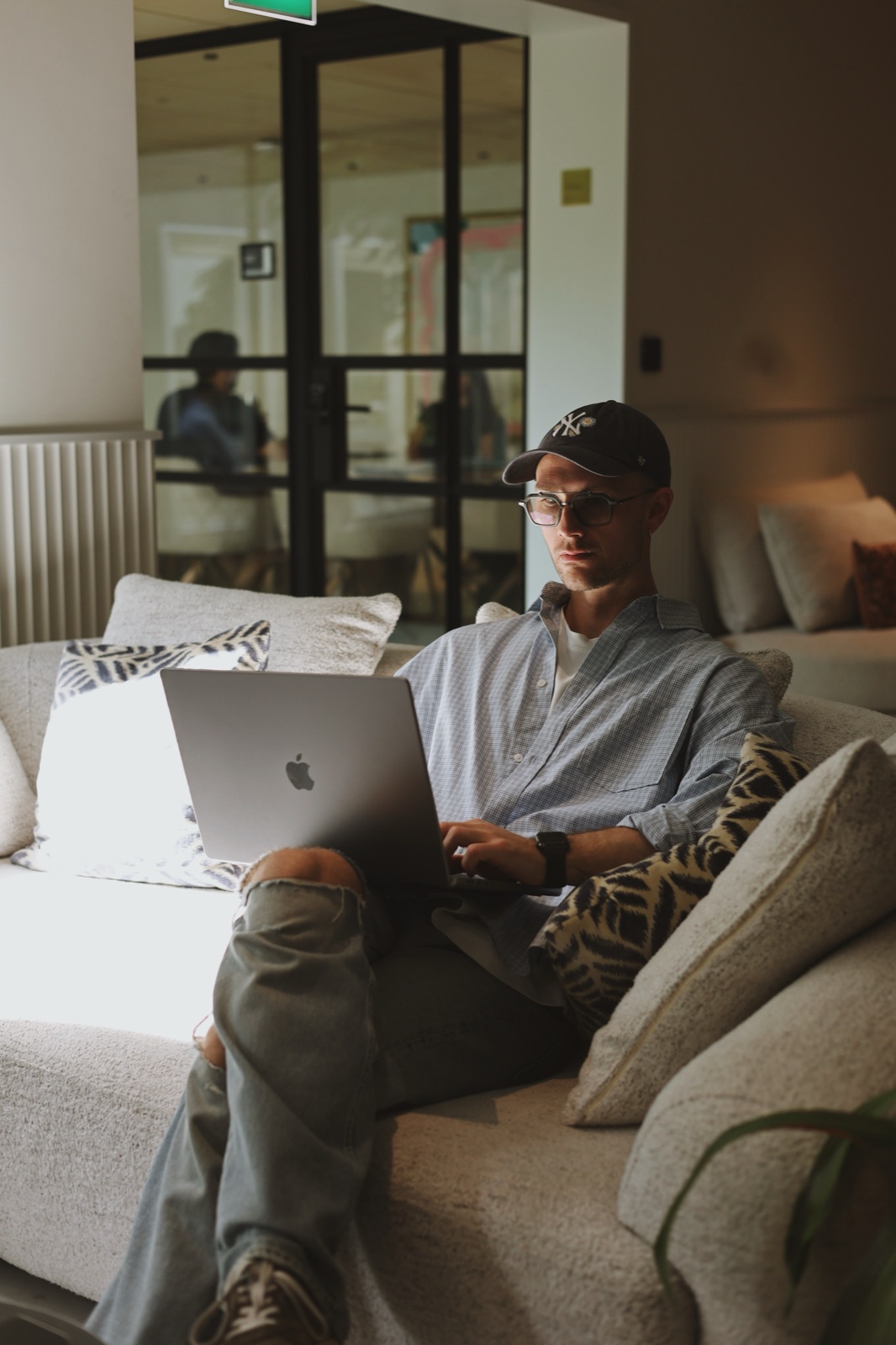 Simon Gullström at work